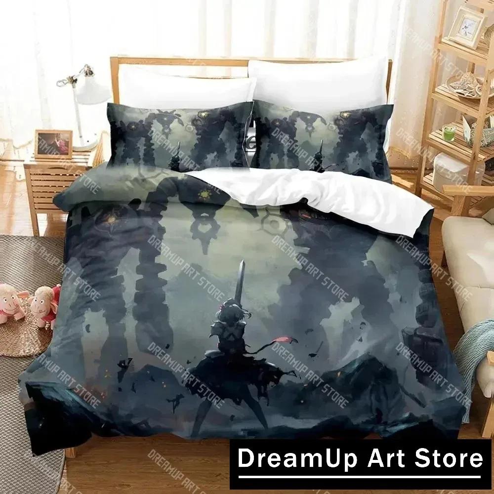 3D Anime Genshin Impact Arlecchino Bedding Set Duvet Cover Bed Set Quilt Cover Pillowcase Comforter King Queen Size Boys Adult