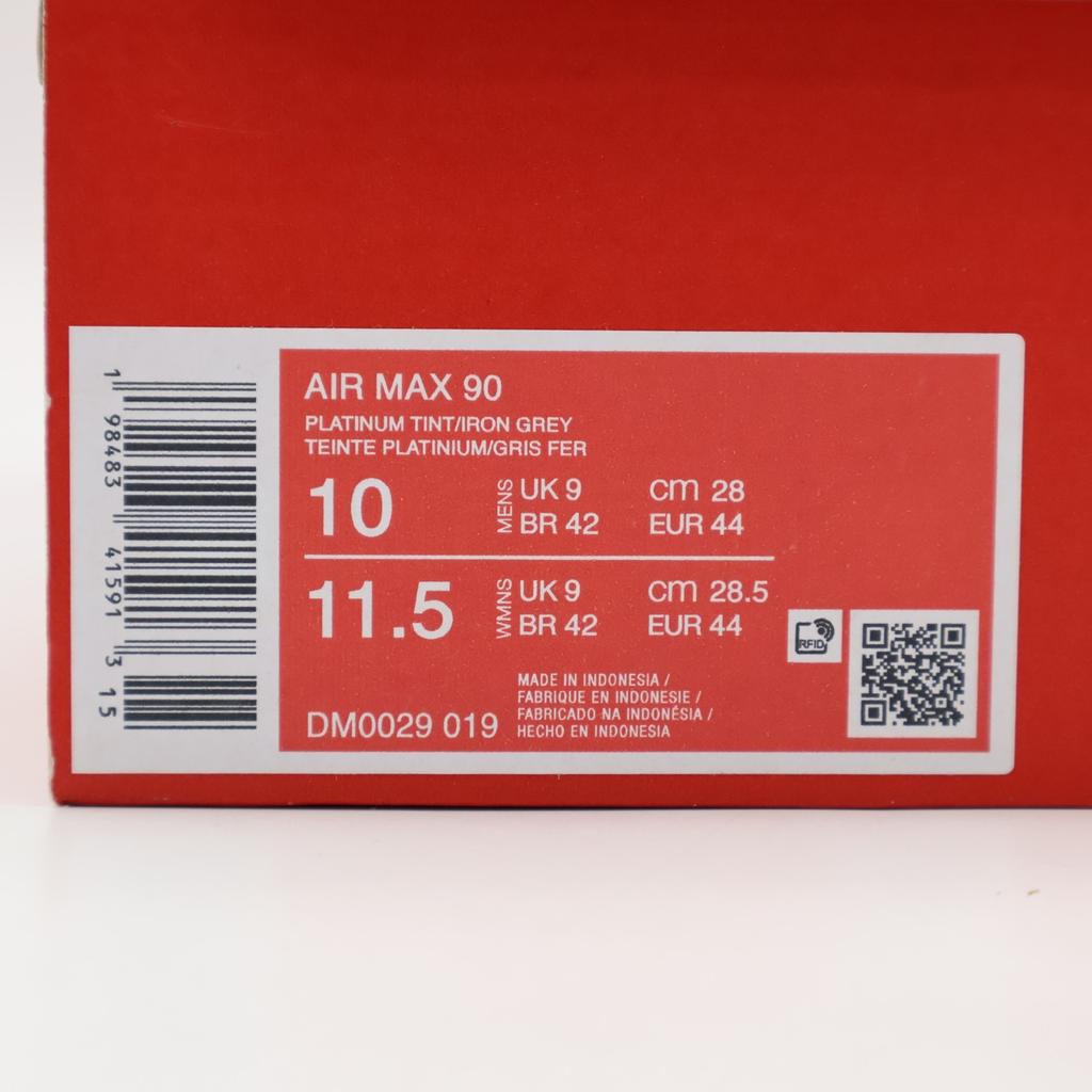 DM0029-019 Nike Air Max 90 Platinum Tint Blue Lightning Wolf Grey (Men's)