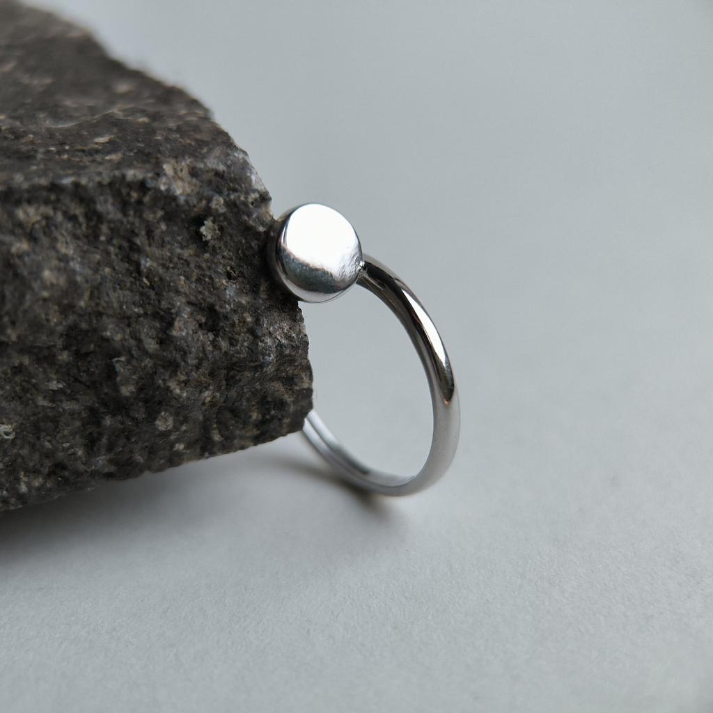 Silver Ring Without Stones, Item Weight 1.84 G (2197546)