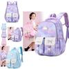 Trendy Nylon Lightweight Kids Backpack For Boys And Girls Grade 5-6 Cartoon Design