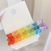 Jelly Bear Hair Clip | Multi-Color Plastic Duckbill Clips for Women | Cute & Durable Hair Accessories with Glossy Finish | Ideal for Styling