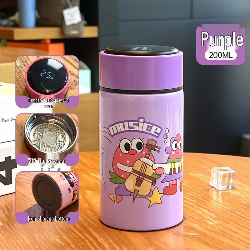 Intelligentes Display Edelstahl Isolierter Mini-Becher - Ideales Geschenk für Männer, Frauen, Kinder und Studenten