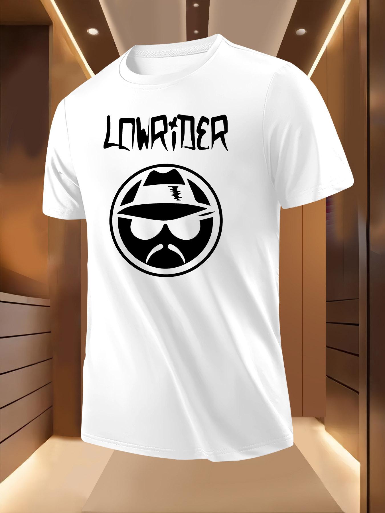Lowrider Style Graphic Print Short Sleeve Tshirt -  LOWRI... S