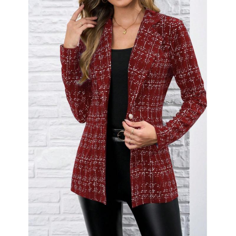 Women S Slim Fit Long Sleeve Mid Length Blazer For Women Casual Office Wear