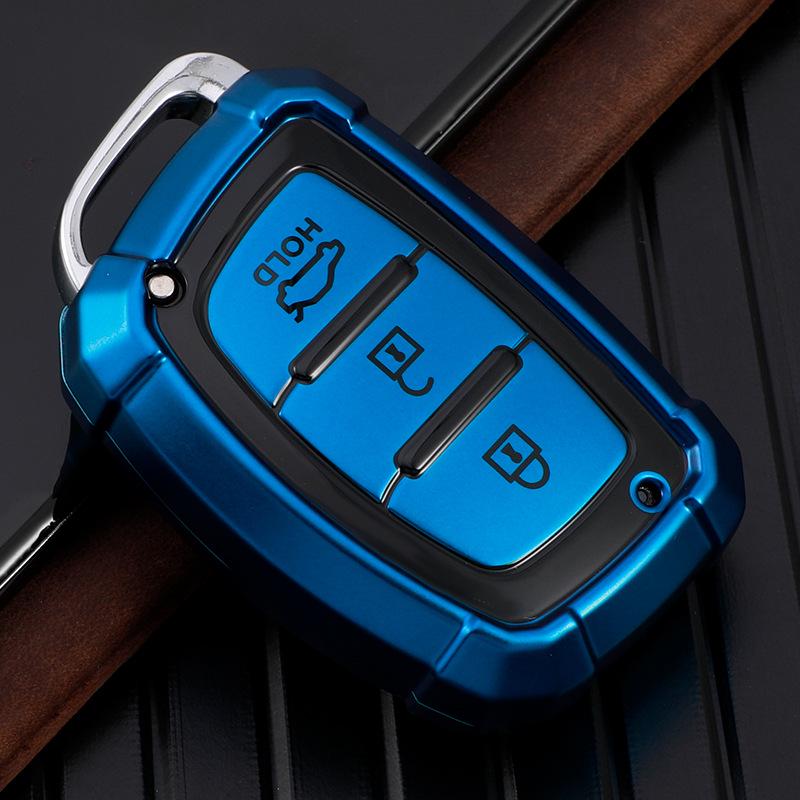 Key Case-Compatible with Hyundai Models: Elantra, Santa Fe, Mistra, Reina, ix25, Festa, ix35, Verna