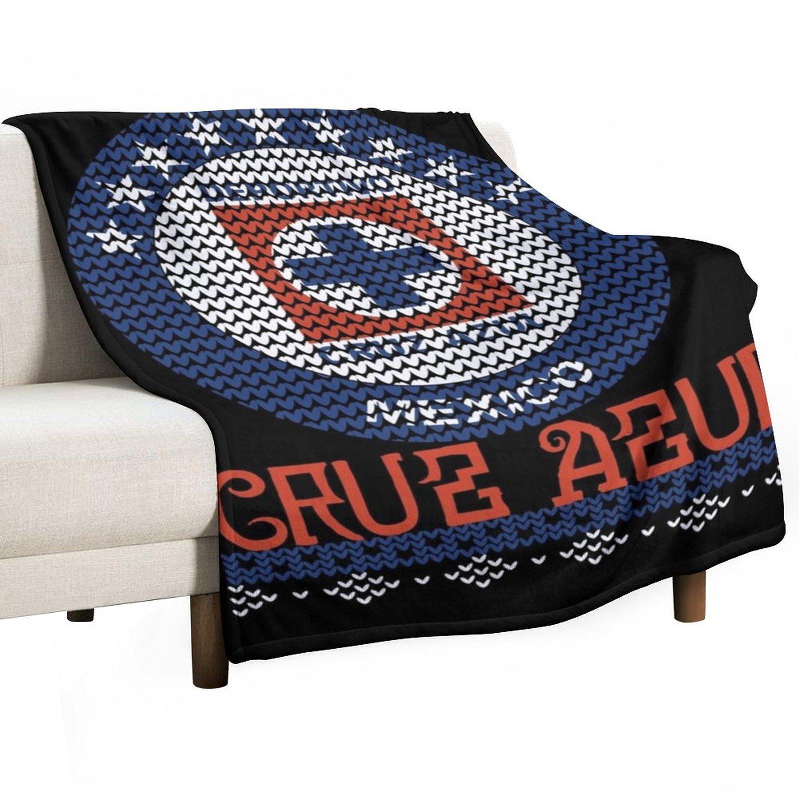 Cruz Azul Throw Blanket Blankets For Sofas Blankets For Baby Picnic Designers Blankets 30x40in
