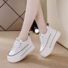 Inner heightening platform casual shoes autumn season new dad shoes elastic band single shoes