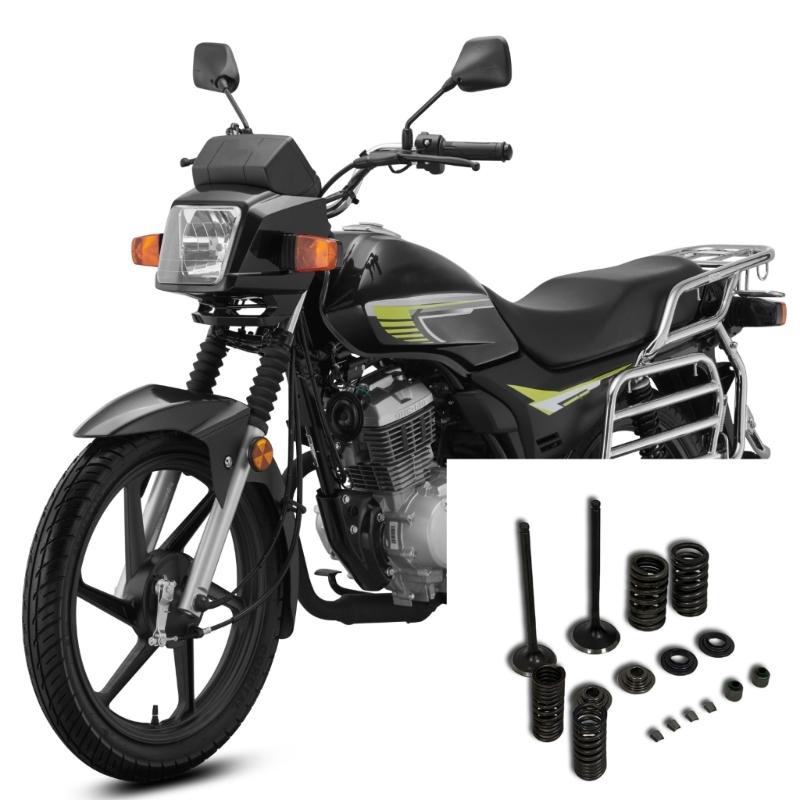 Heavy Duty Engine Valves For CBF150 XR150 KTT150 SDH150 Bikes Reduced Wear Construction With Enhancing Heat Resistance
