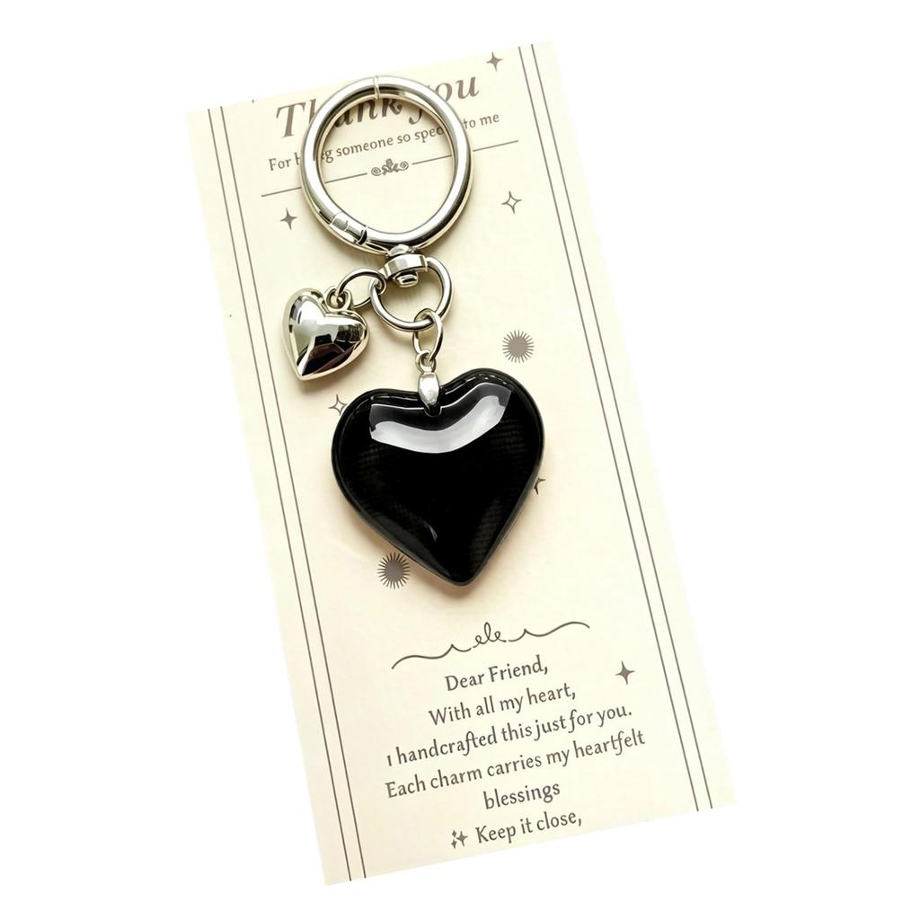 Cute Heart Keychain,Bag Charms Car Key Rings Aesthetic Keychain Accessories for Backpacks,Wallets Decor