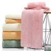 Bamboo fiber towel Bath towel Flat weave water absorption does not fade Plain color broken file Face towel