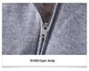 Men's Solid Color Hooded Knitwear Jacket with Fur Lining for Fall/Winter