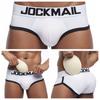 Briefs JOCKMAIL Adjustable Buttock Lift Buttock Augmentation Front and Back Removable Foam Pads Enhanced Men's Underwear