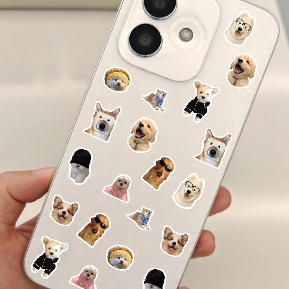 500 Stück/Rolle Lustige Cartoon Hund Meme Aufkleber Abziehbilder Graffiti Handyhülle Skateboard Auto Kawaii Aufkleber Kinder Belohnungsaufkleber Geschenk