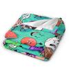 Cartoon Blankets Bfdi Flannel Funny Warm Throw Blanket for Home Autumn/Winter