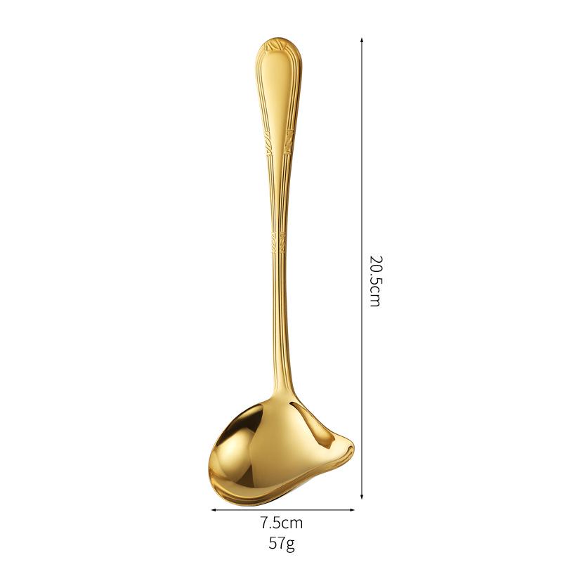 Stainless Steel Duckbill Skimming and Soup Spoon for Hot Pot Cooking