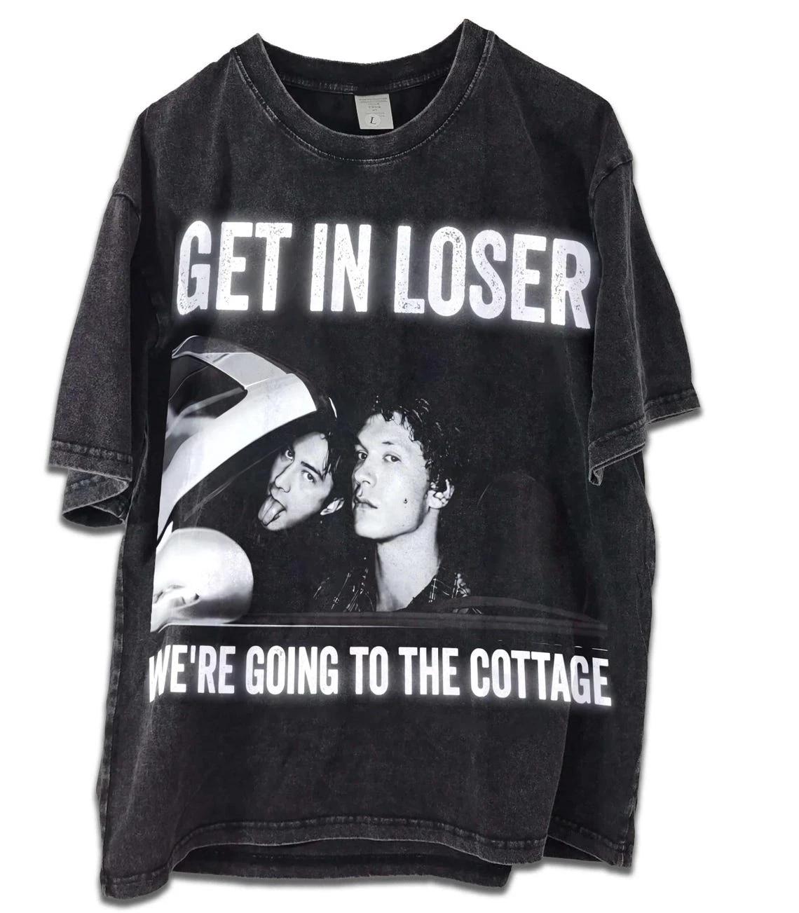 

Vintage Get In Loser We’re Going to the Cottage 100% Cotton T-shirt Mens Tees Top – Heated Rivalry Tee 3XL