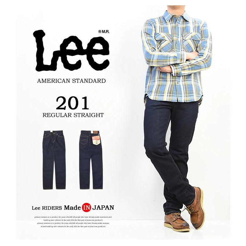 Lee American Standard 201 Regular Straight Denim Pants One Wash 02010-100 36 Inches