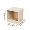 Parakeet Nesting Box Wood Breeding Box Bird Nest Wooden Pigeon Nesting Box for Cockatiels