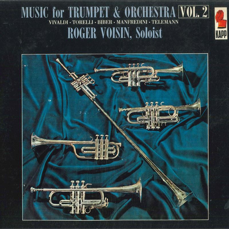 

LP Record ROGER VOISIN JOHN RHEA Music for Trumpet and Orchestra Vol KL1381 KAPP US Classical Used