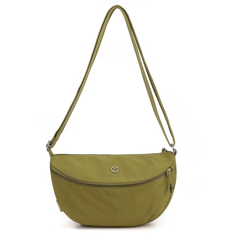 

New shoulder bag women s commuter messenger bag fashion small bag waterproof breast bag simple nylon cloth bag dumpling bag
