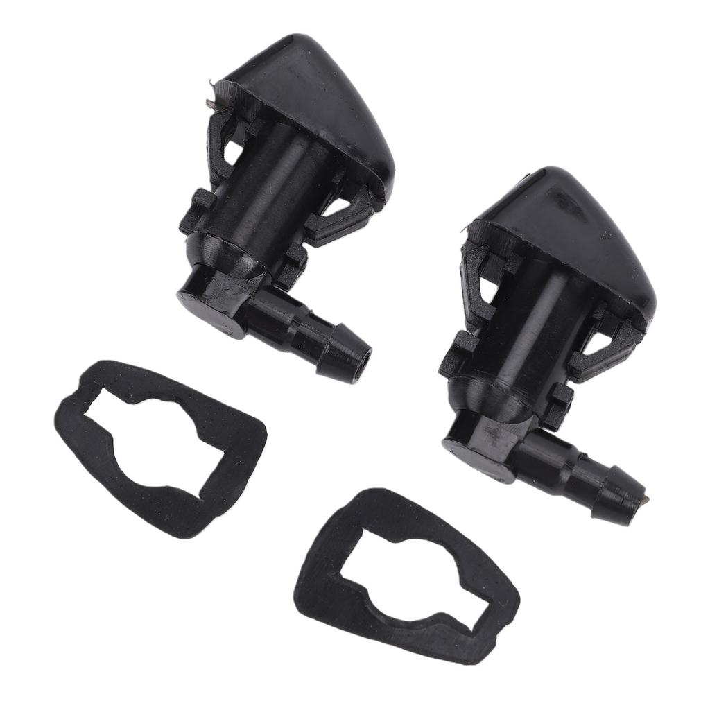 Front Windshield Washer Nozzles Kit 55157319AA Plug and Play Replacement for Jeep Liberty Commander