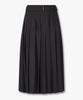 Bobeu Stretch Belted Pleated Skirt_Charcoal 7156135002