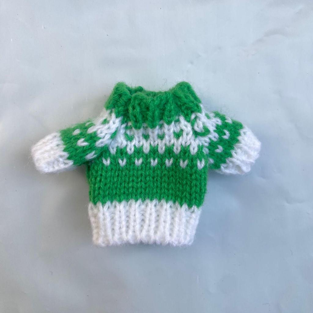 10cm Plush Doll Sweater Accessories for 13cm Palm Dog and Small Dolls