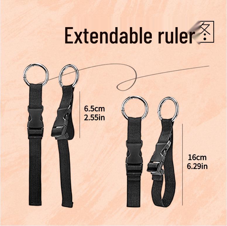 Verstellbarer Gepäckgurt mit Metallschnalle für sicheres Reisen