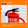 Ceramic Coffee Mug 450ml Funny Flame Extinguisher Cup with Lid Ice Chocolate Milk Beverage Mug Creative Gift for Men Women