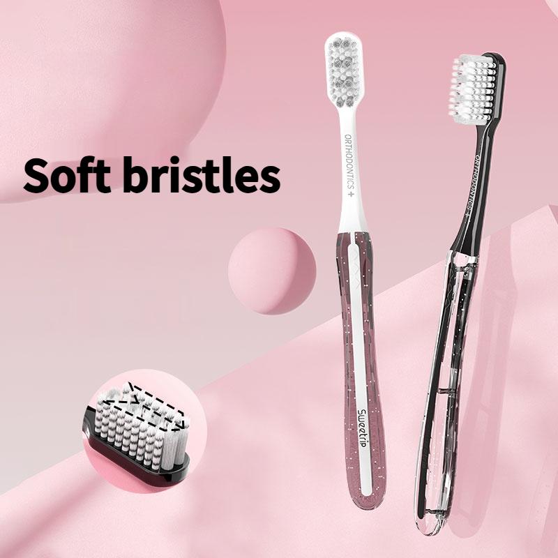 3/6Pcs Adult Toothbrushes for Outdoor Travel, Convenient Toothbrushes, Essential for Home Use, Deep Cleaning Toothbrushes, Great Gift for Holiday