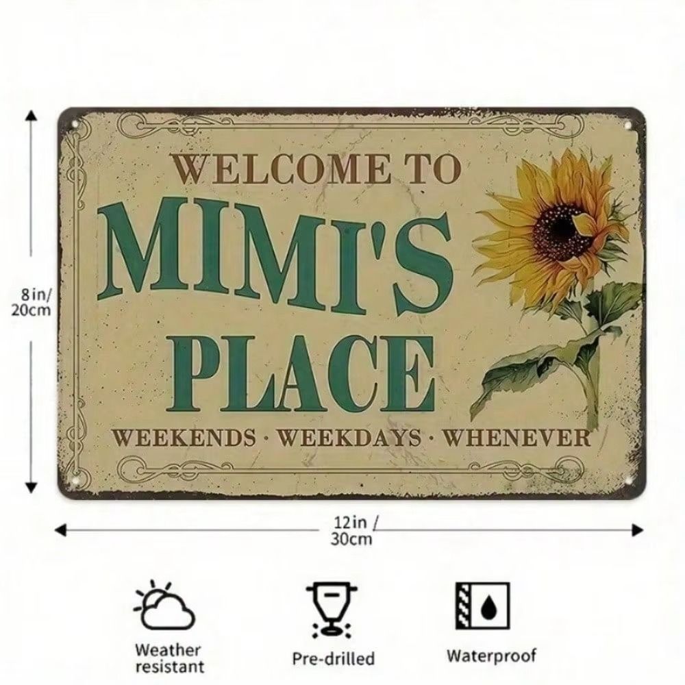 Metal Wall Art Decor Tin Sign 20x30cm Vintage Home Gift
