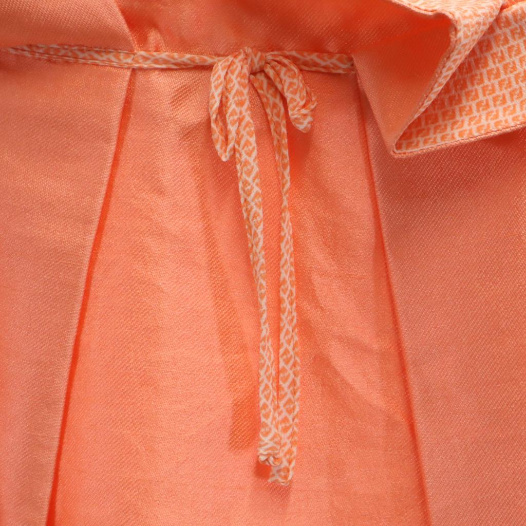 Fendi Simonetta Made In Italy Mini Length Pleated Skirt 10A Pink Kid's Used