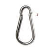 Nu Feng Stainless Steel Locking Spring Carabiner Hook