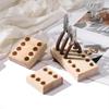 Wooden Pliers Storge Holder Space Saving Mini Craft Tool Holder with 6/812 Holes Compact Storage Plier Organizer Rack