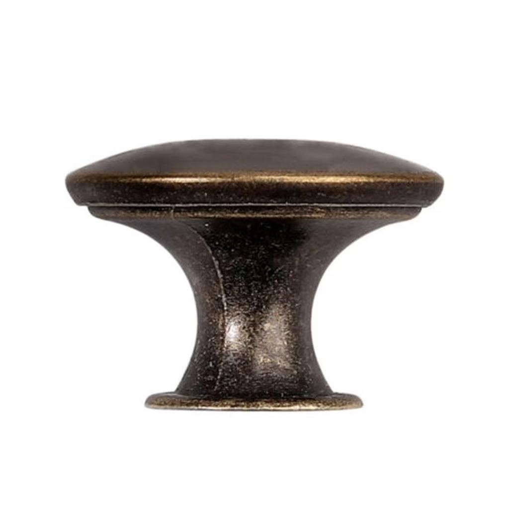 12 Pcs Vintage Antique Bronze Knobs Handle Pulls Round Knobs for Cabinet Drawer Kitchen Bathroom Cupboard Home Office Furniture