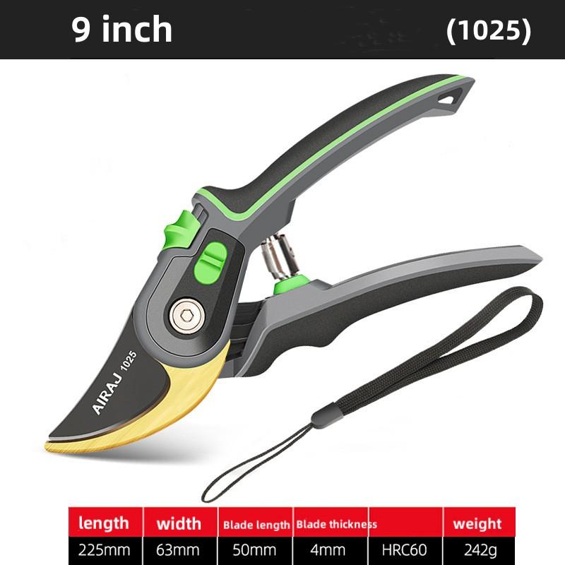 Labor-Saving Plant Pruning Shears Horticulture Cut Garden Scissor Orchard Branch Shear with Protective Handles Gardening Tools