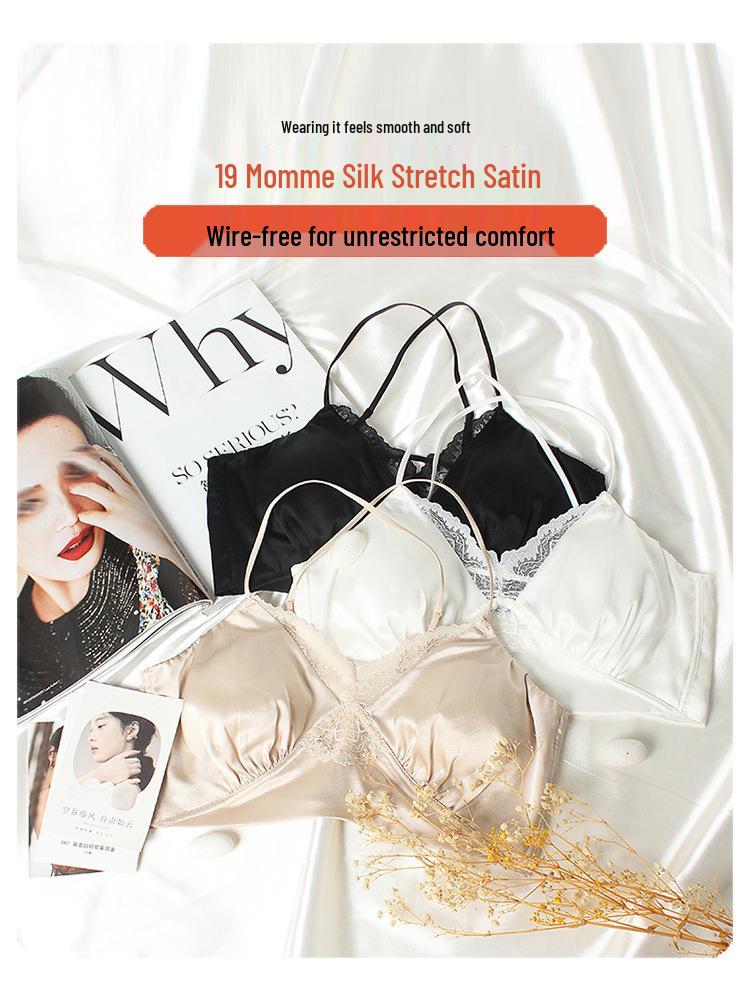 Lace Back Minimizing Camisole Bra - Wireless, Supportive Lingerie for Women