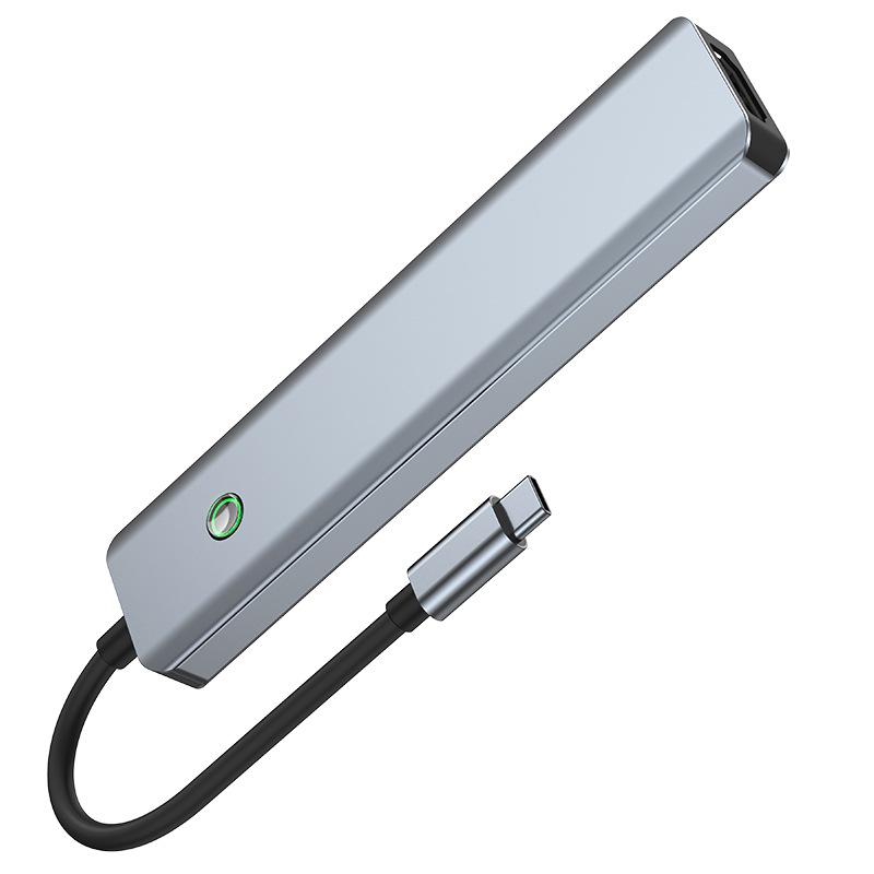 4K Type-C Hub with Screen Projection & One-Key Screen Off Feature