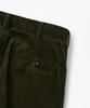 OUTSTANDING High Density Corduroy Double Pleated Pants_D.Olive