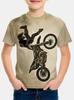 Kids Boys Clothes Cool 3D Cartoon Racing Print Fashion Comfortable Short Sleeve Top Summer Casual Streets Children's T-Shirt Boy