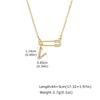 Sparkling Zircon A-Z 26 Letters Necklace for Women, Unique Pin Pendant Necklace, Little Luxury Fashion Jewelry Gifts