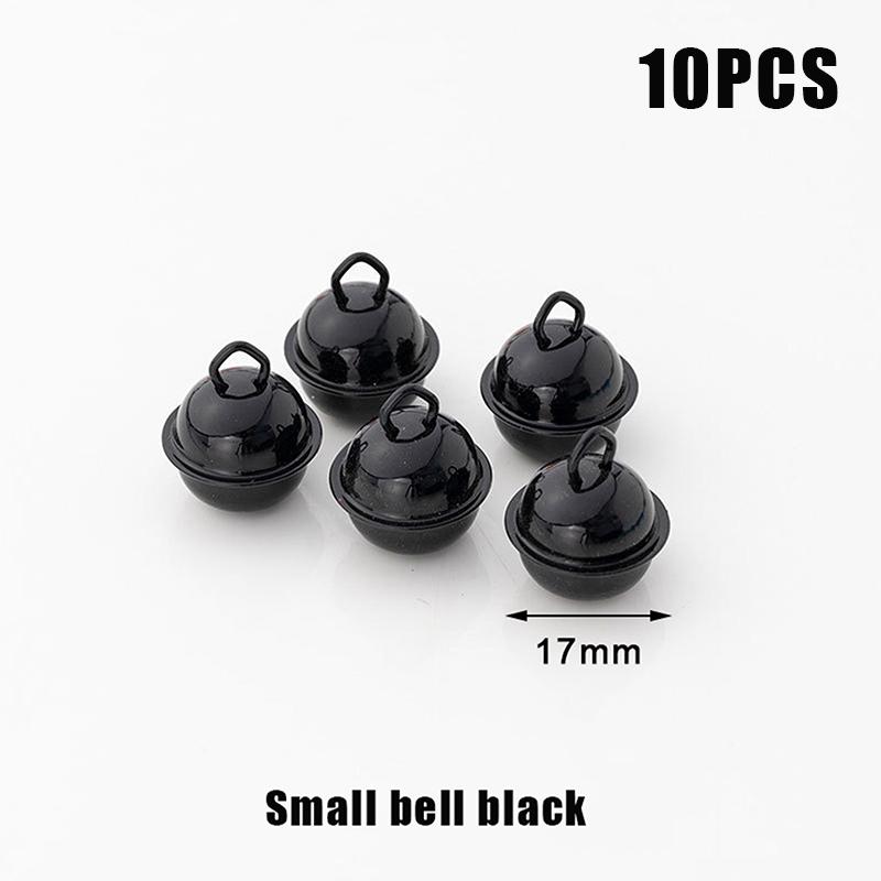 10 ks 22mm Barevné Malované Rolničky Kovové Kulaté Mini Zvonečky Ozdoby Dekor Přívěsky Na Vánoční DIY Řemesla