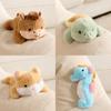Marine And Food Series Cartoon Plush Refrigerator Magnets With Polyester Filling For Kids And Baby Room Decor