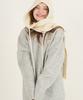 THE-ABON Soft Ribbed Knit Scarf Balaclava Blue