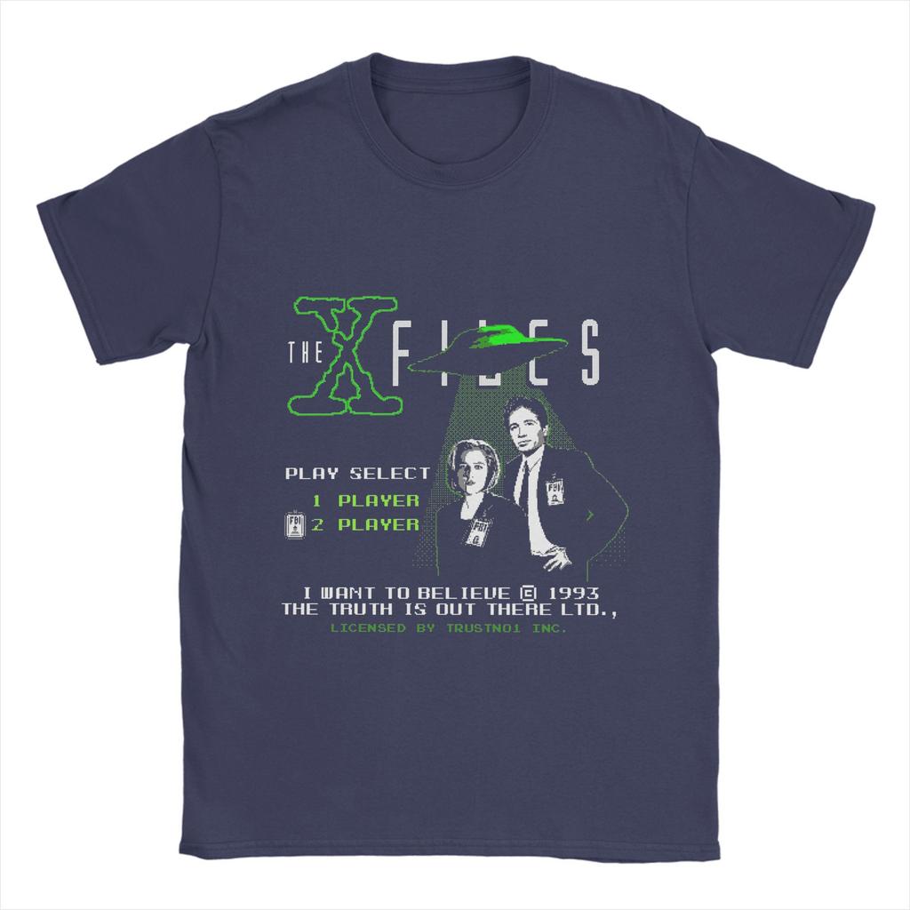 The X Files Movie T Shirts Men's  100% Cotton Novelty T-Shirt Crewneck  Tee Shirt Short Sleeve Clothes Birthday Present