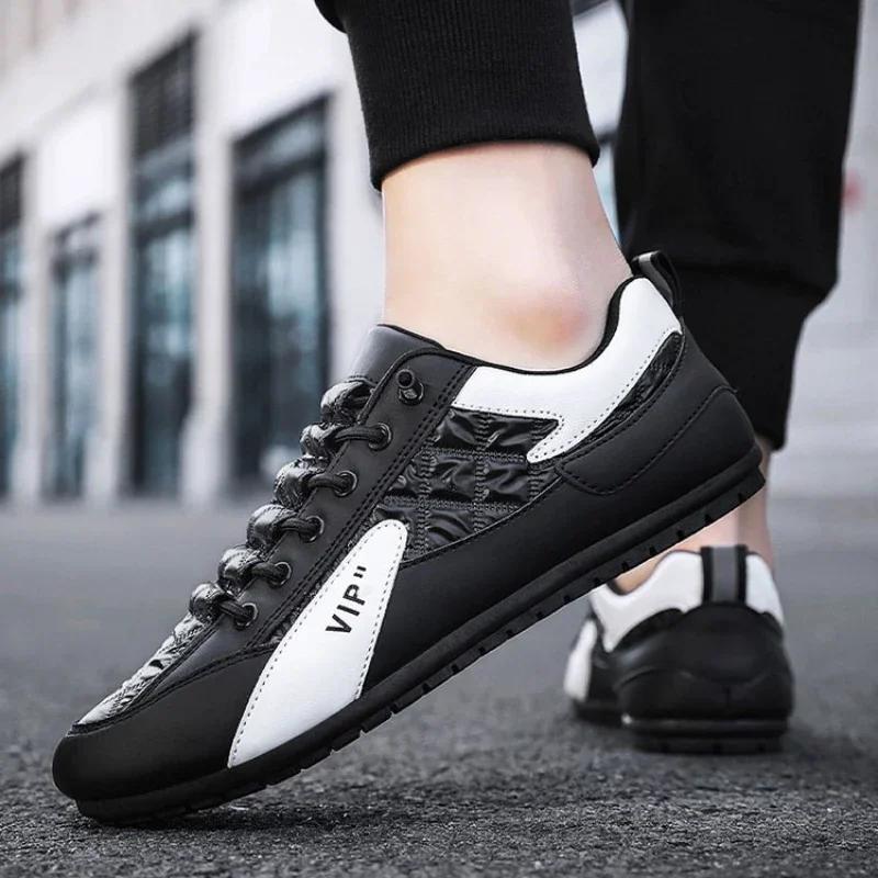 Fashion Summer Sneakers Mens Casual Shoes Men Leather Loafers Outdoor Drive Tennis Running Shoes Luxury Trainers zapatos tenis masculino