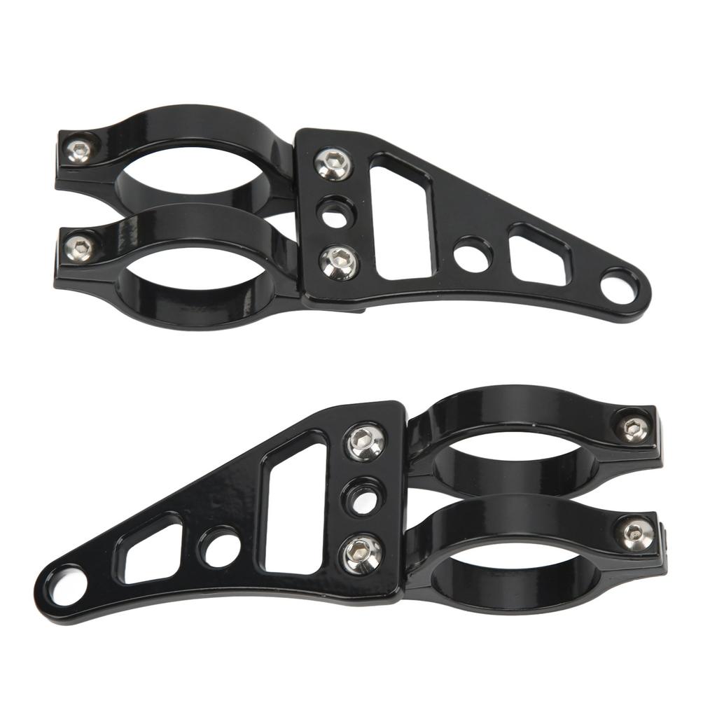 2 Pcs Fork Headlight Mount Bracket 41mm Motorcycle Head Lamp Holder Clamps Replacement for Suzuki