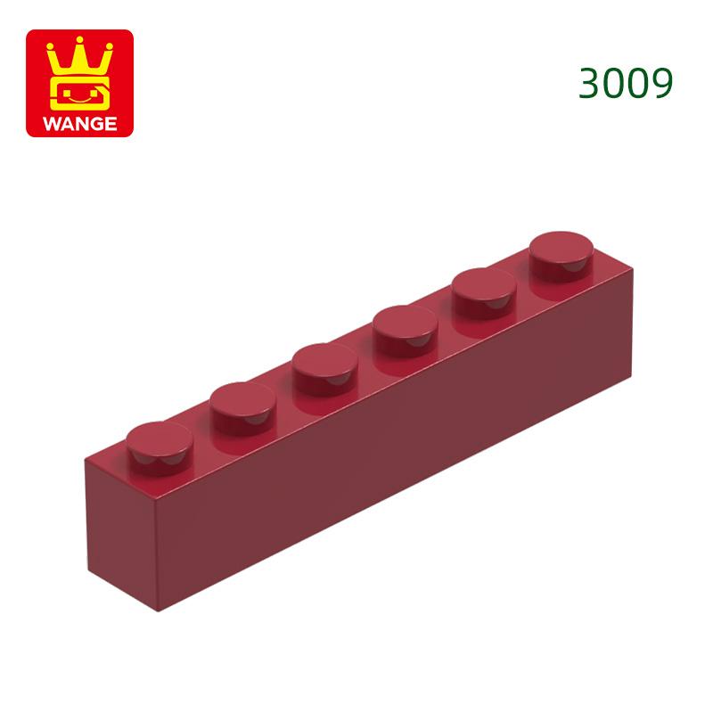 Non-Toxic 42 Pcs/Lot 3009 1X6 Dots High Basic Building Blocks Accessories Compatible With Bricks Diy Children Toys Assembly Gift Box