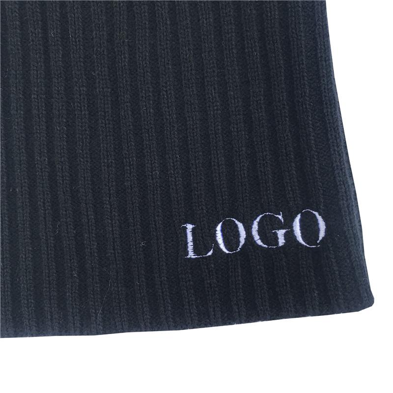 10Pcs Winter Beanie Men Skullies Embroider Logo Letter  Beanie Hat Mens Winter Solid Color Warm Knit Ski Skull Cap