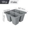 Silicone 4/6/12 Cell Seed Starting Tray Reusable Indoor Garden Nursery Box Seedling Pot Plants Propagation Germination Container